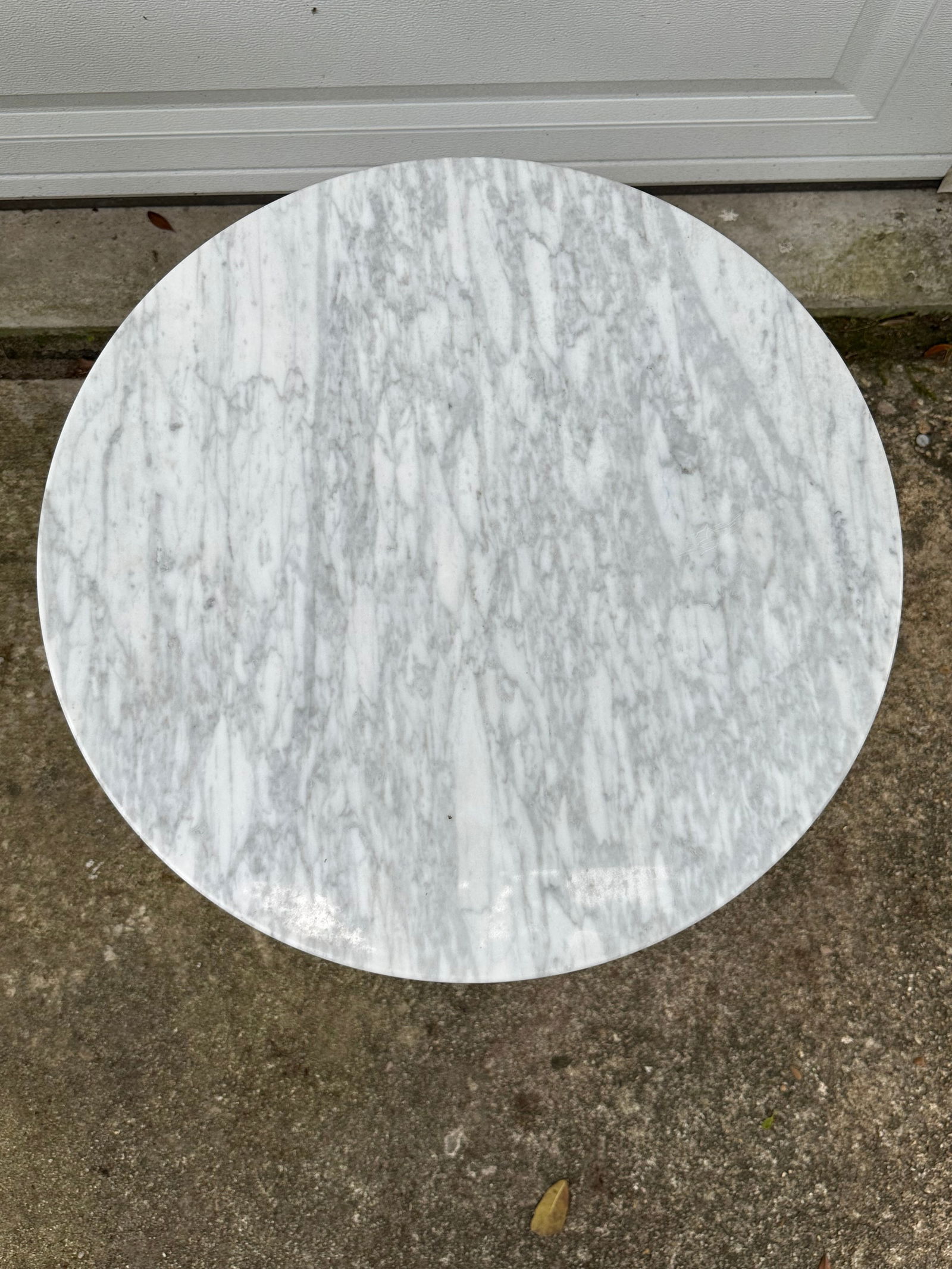 Vintage Marble Top Eero Saarinen Style Tulip Side Tables-A Pair - 8