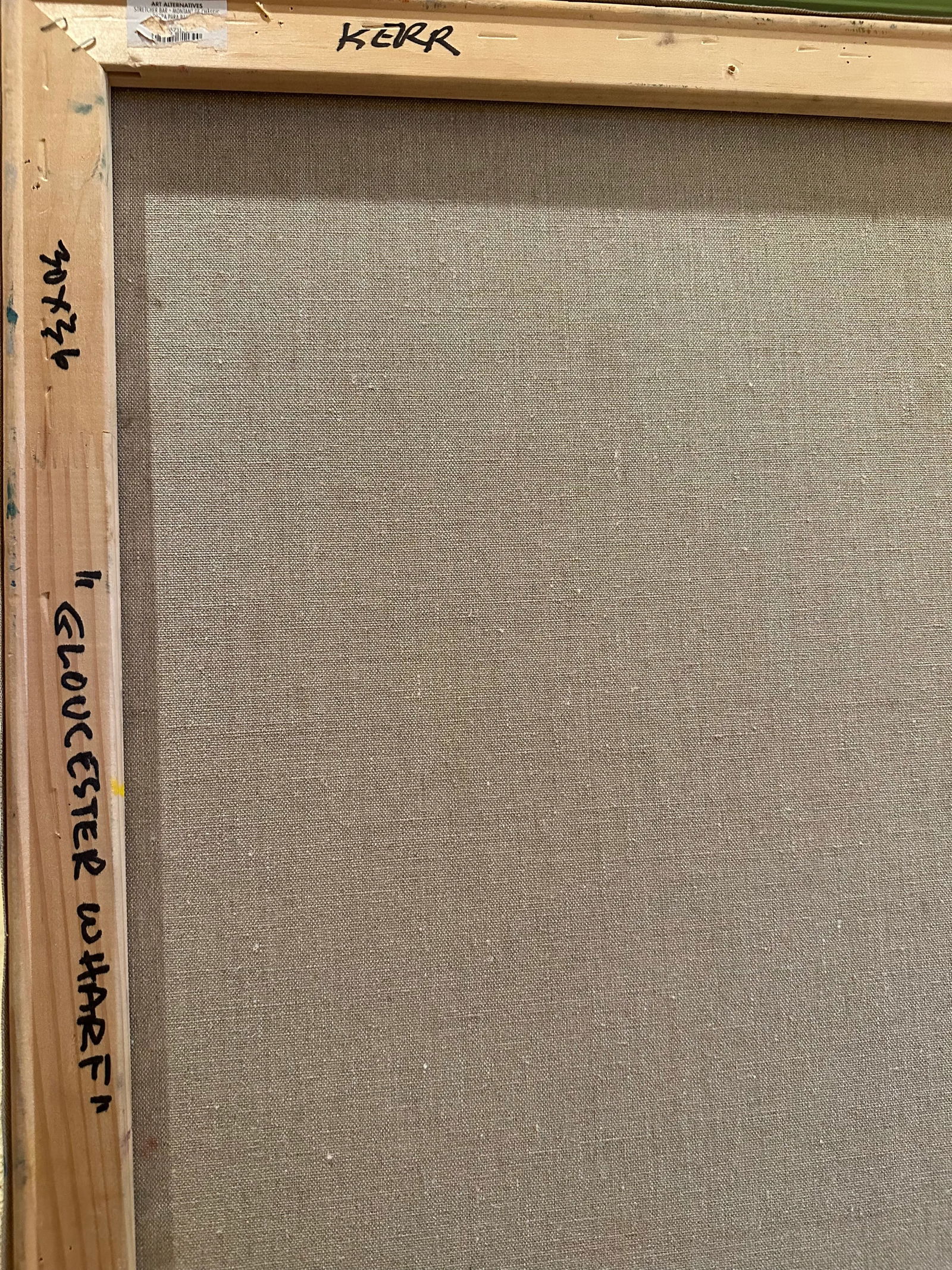 Gloucester Wharf Impressionist Landscape Oil Painting by James P. Kerr - 3