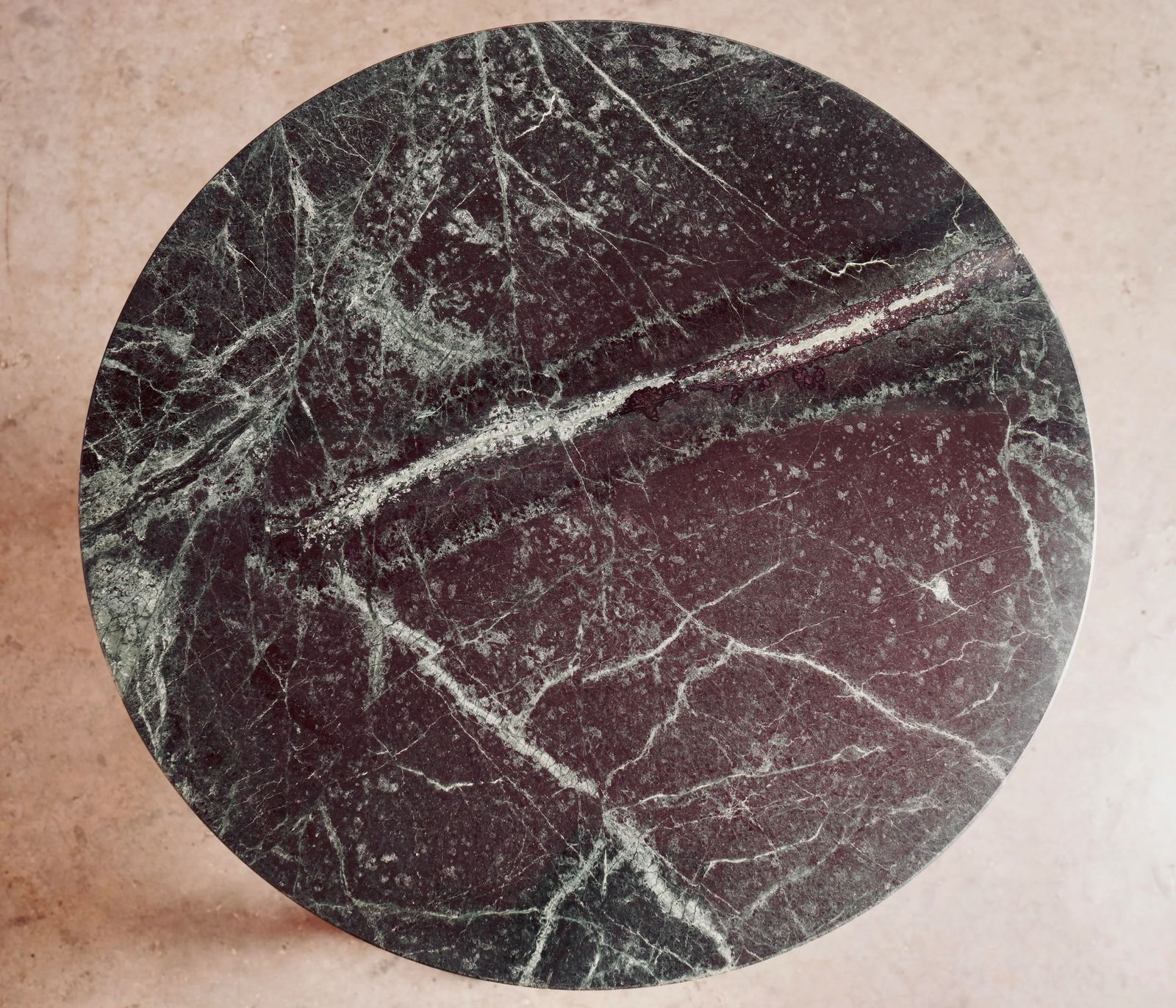 Mid 20th Century Regency Style Marble Pedestal Side Table - 3