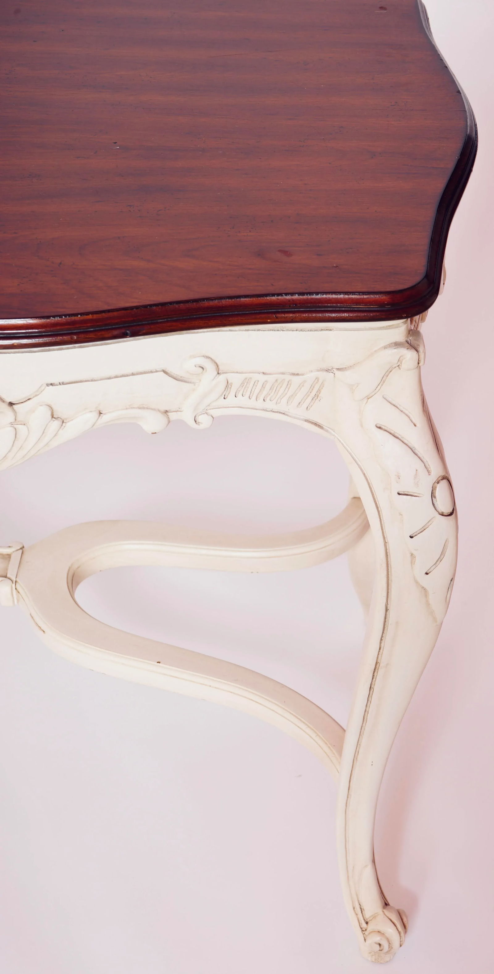 20th Century French Louis XV Style Carved Wood Writing Desk - 12