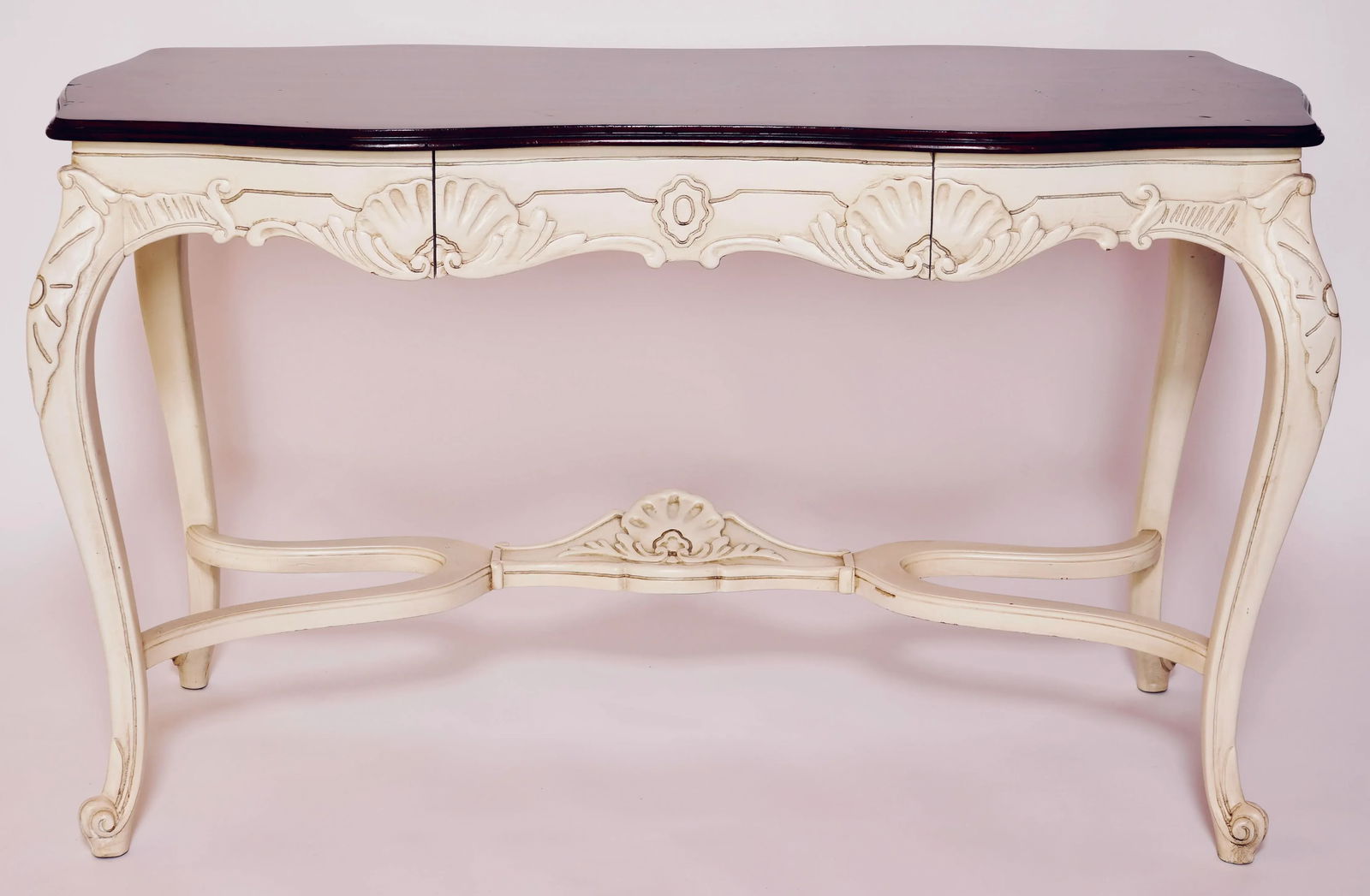 20th Century French Louis XV Style Carved Wood Writing Desk - 13