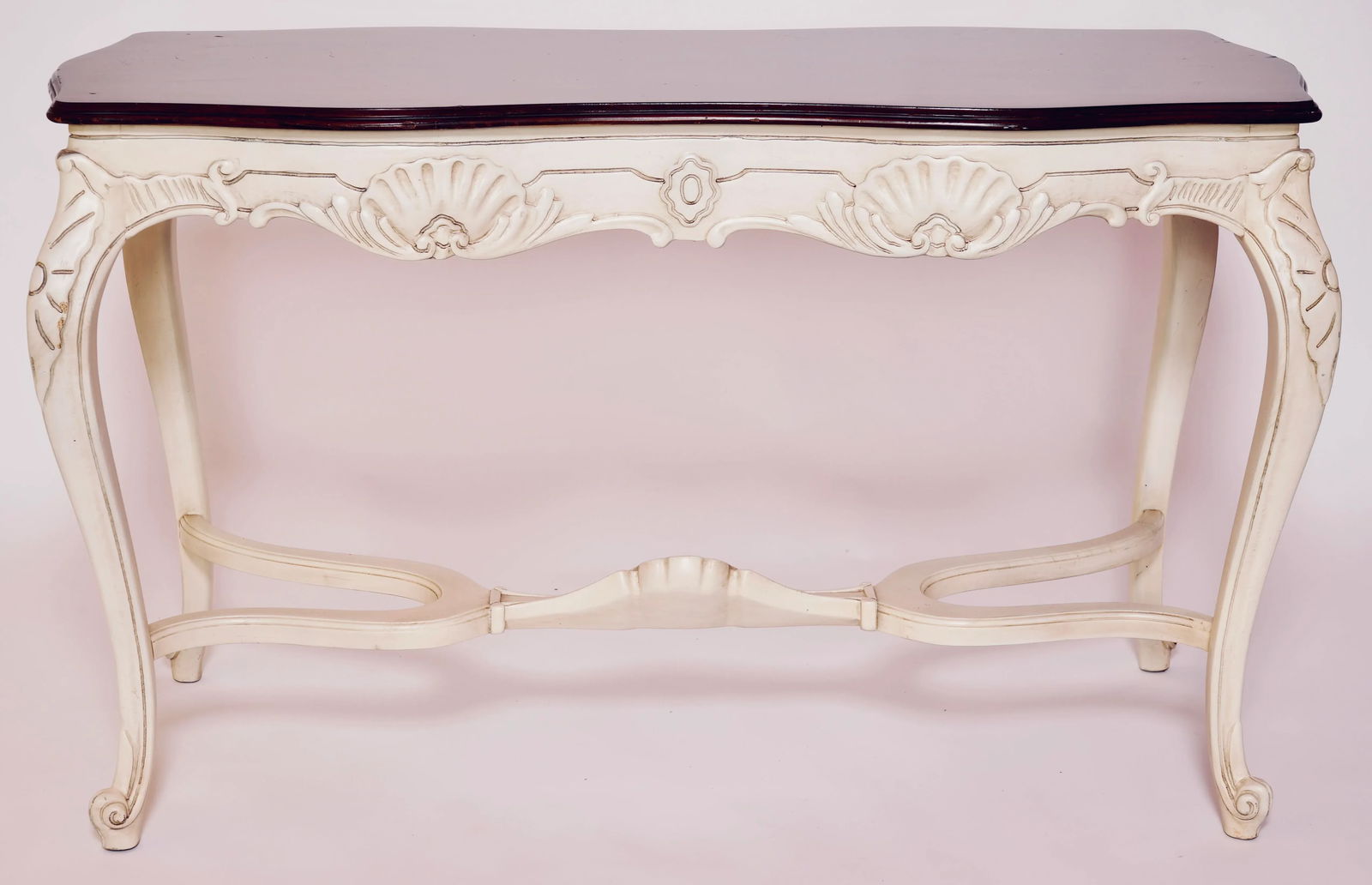 20th Century French Louis XV Style Carved Wood Writing Desk - 4