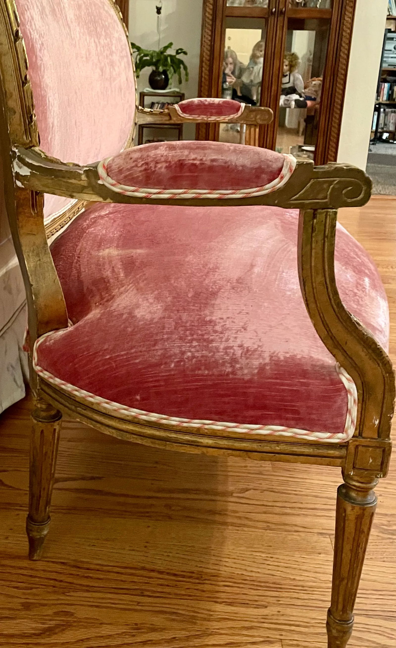 Late 19th Century French Giltwood Settee - 5