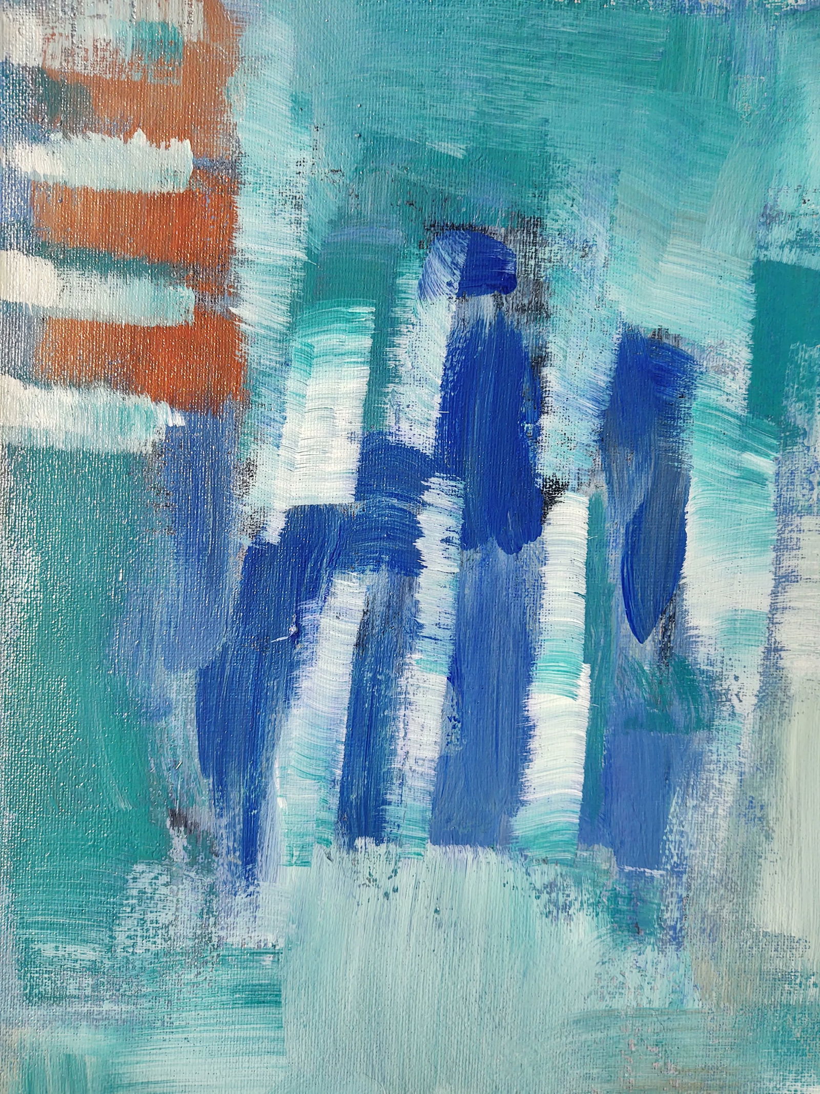 Any Which Way Contemporary Original Abstract Acrylic Painting by Linda McDonough - 11