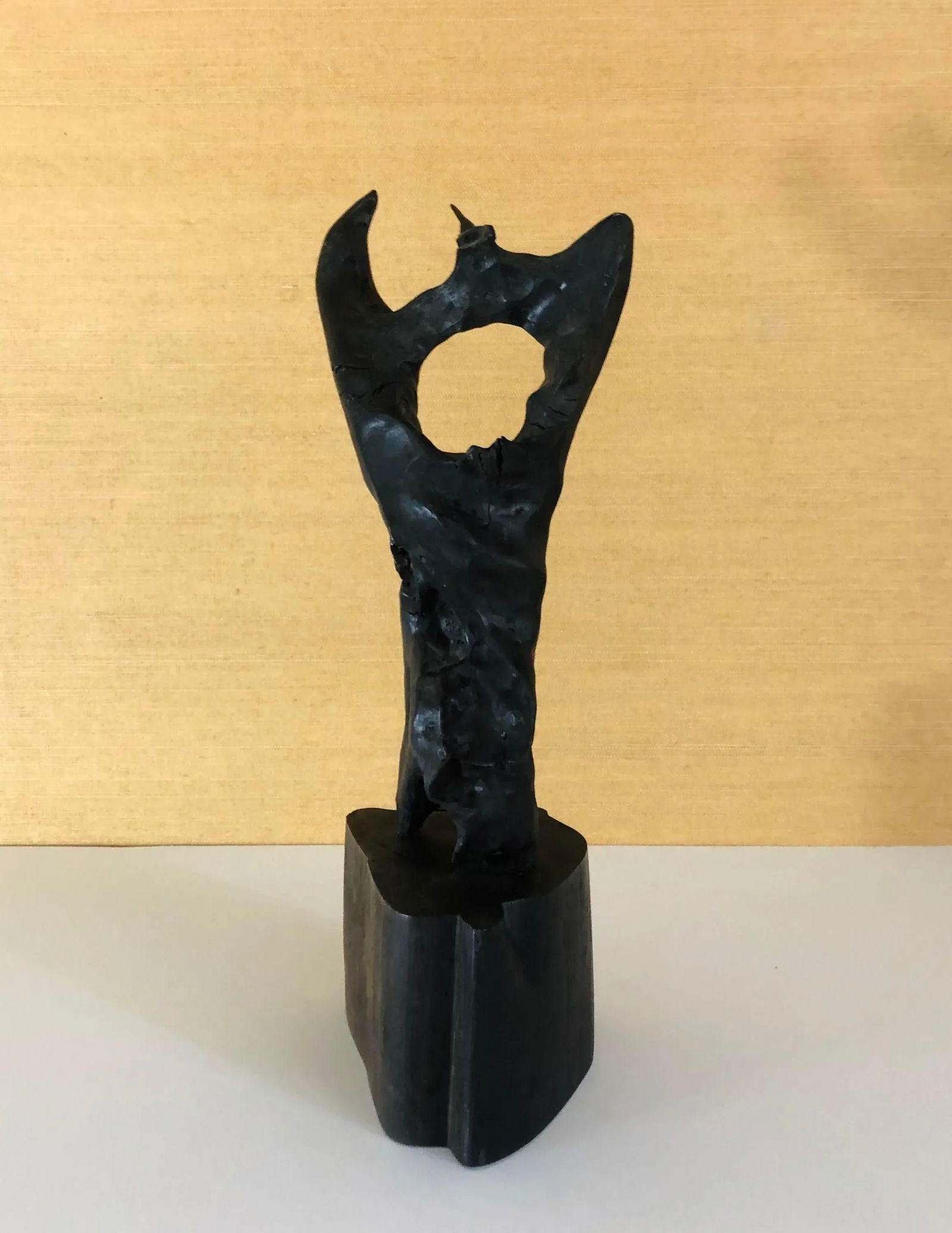 1960s Hand-Carved Mid-Century Wood Sculpture - 7