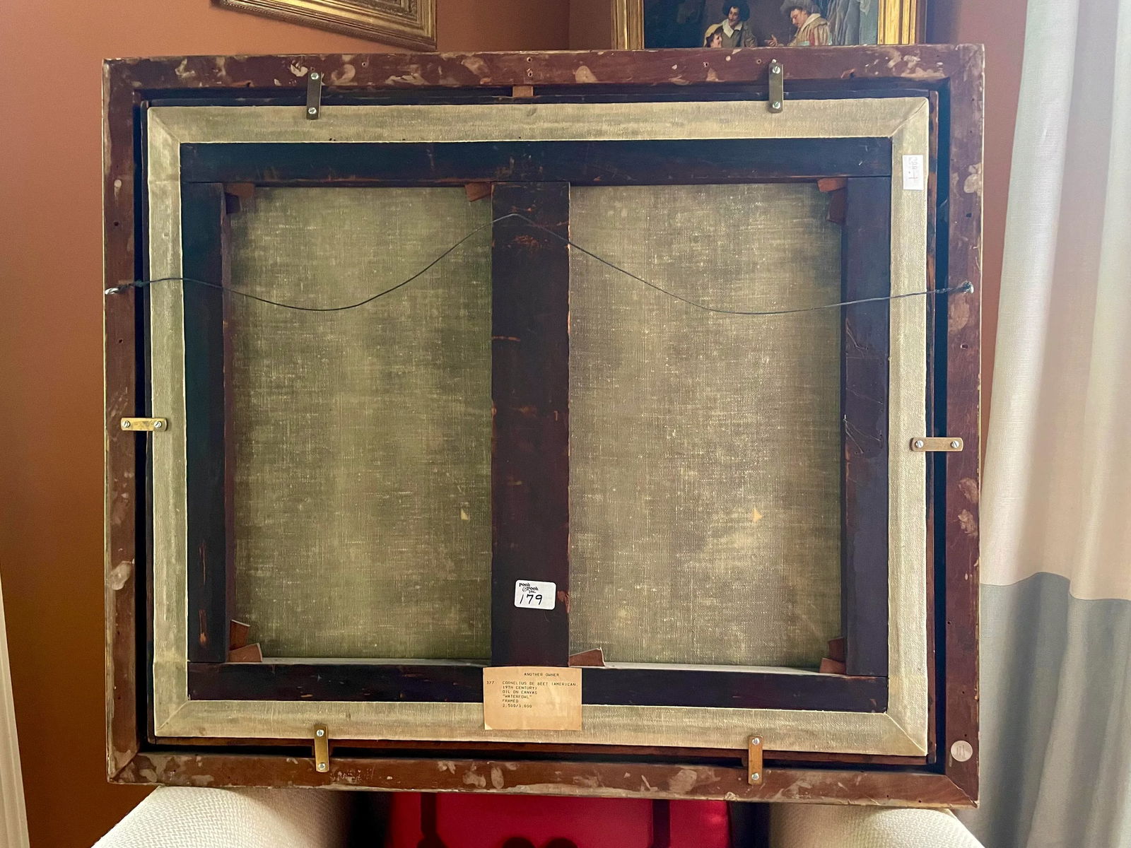 19th Century Realist Landscape Oil Painting of Ducks with Hawk, Framed - 3