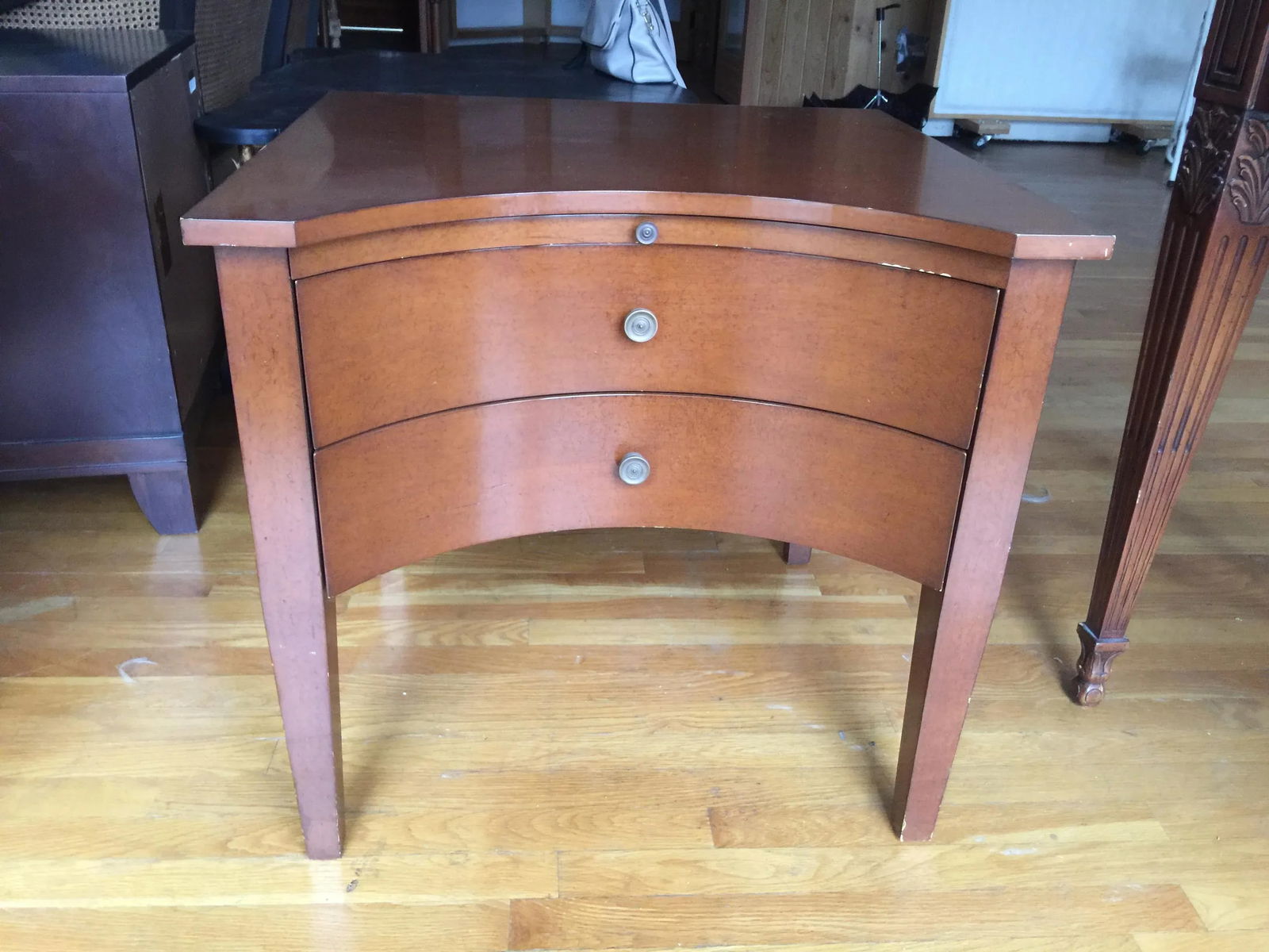 Nancy Corzine End Table With Drawers - 4