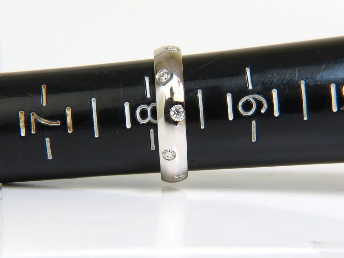 .50ct Natural Round Diamonds eternity thick band 14kt Gold Size 8.25 - 7