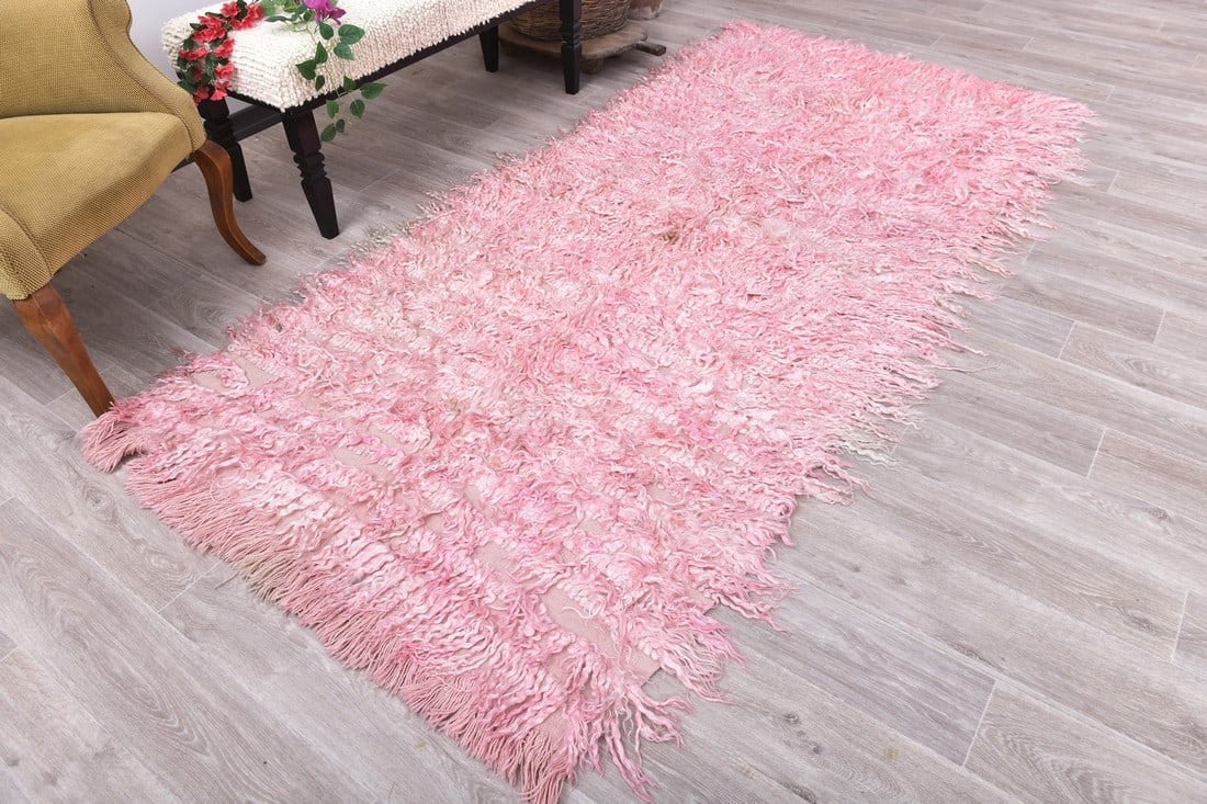 4'0'' x 9'1'' Tulu Filikli Kilim Rug - 241850 - 2