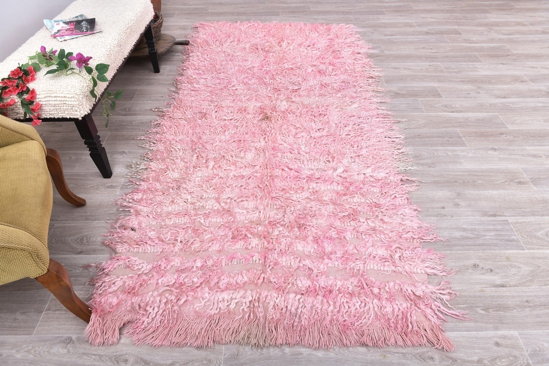 4'0'' x 9'1'' Tulu Filikli Kilim Rug - 241850 - 3