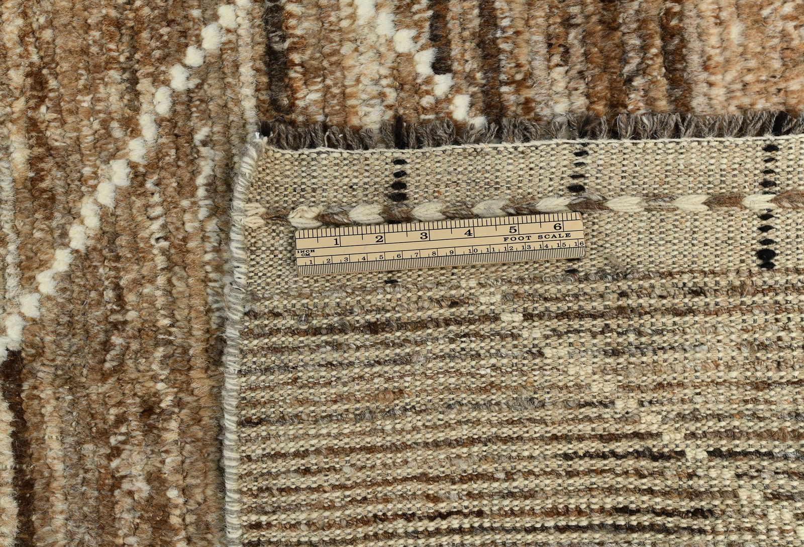 Beige Tribal Modern 7'7X10'5 Moroccan Style Oriental Rug - 11