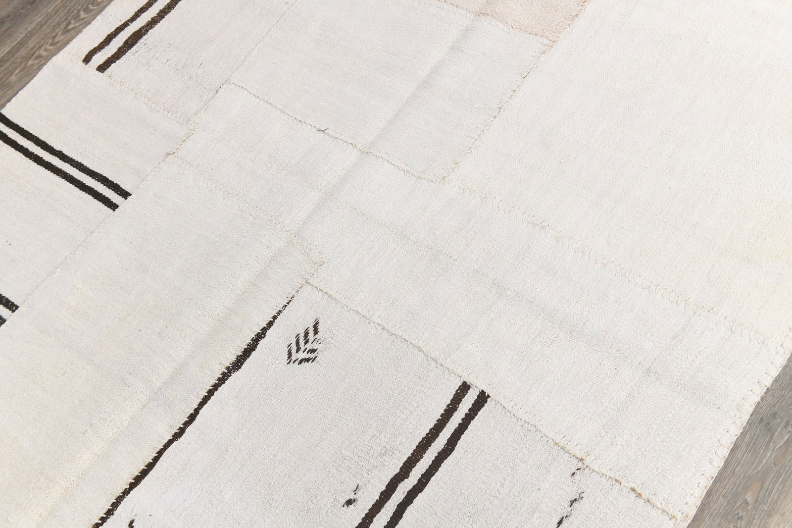 5'8'' x 7'11'' Turkish Hemp Patchwork Rug - 54147 - 6