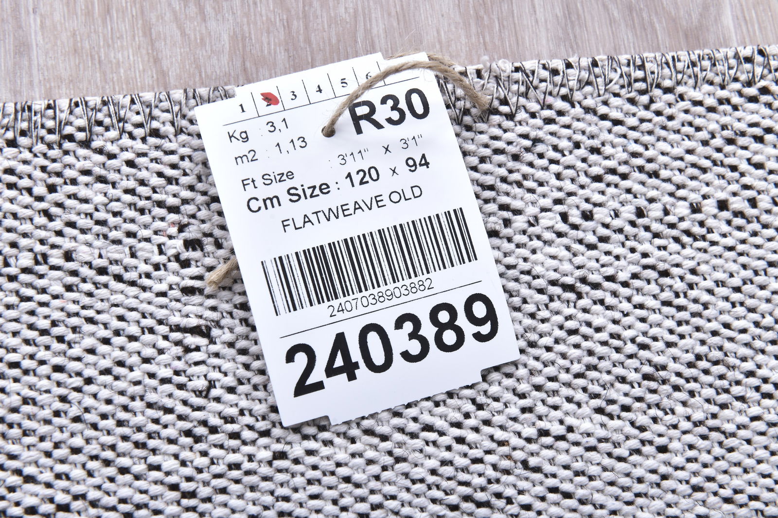 3'1'' x 3'11'' Turkish Flatweave Kilim Rug - 240389 - 15