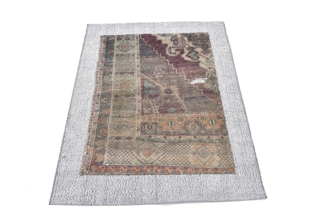3'1'' x 3'11'' Turkish Flatweave Kilim Rug - 240389 (1 of 15)