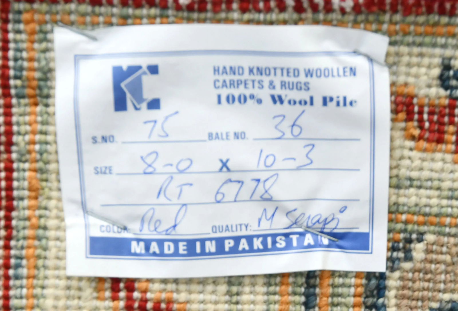 Red Floral 8X10 Oushak Chobi Oriental Rug - 13