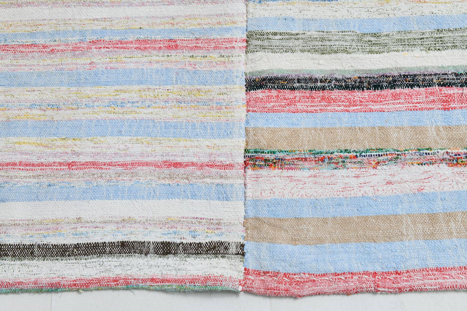 7'2'' x 9'1'' Turkish Flatweave Kilim Rug - 60574 - 14