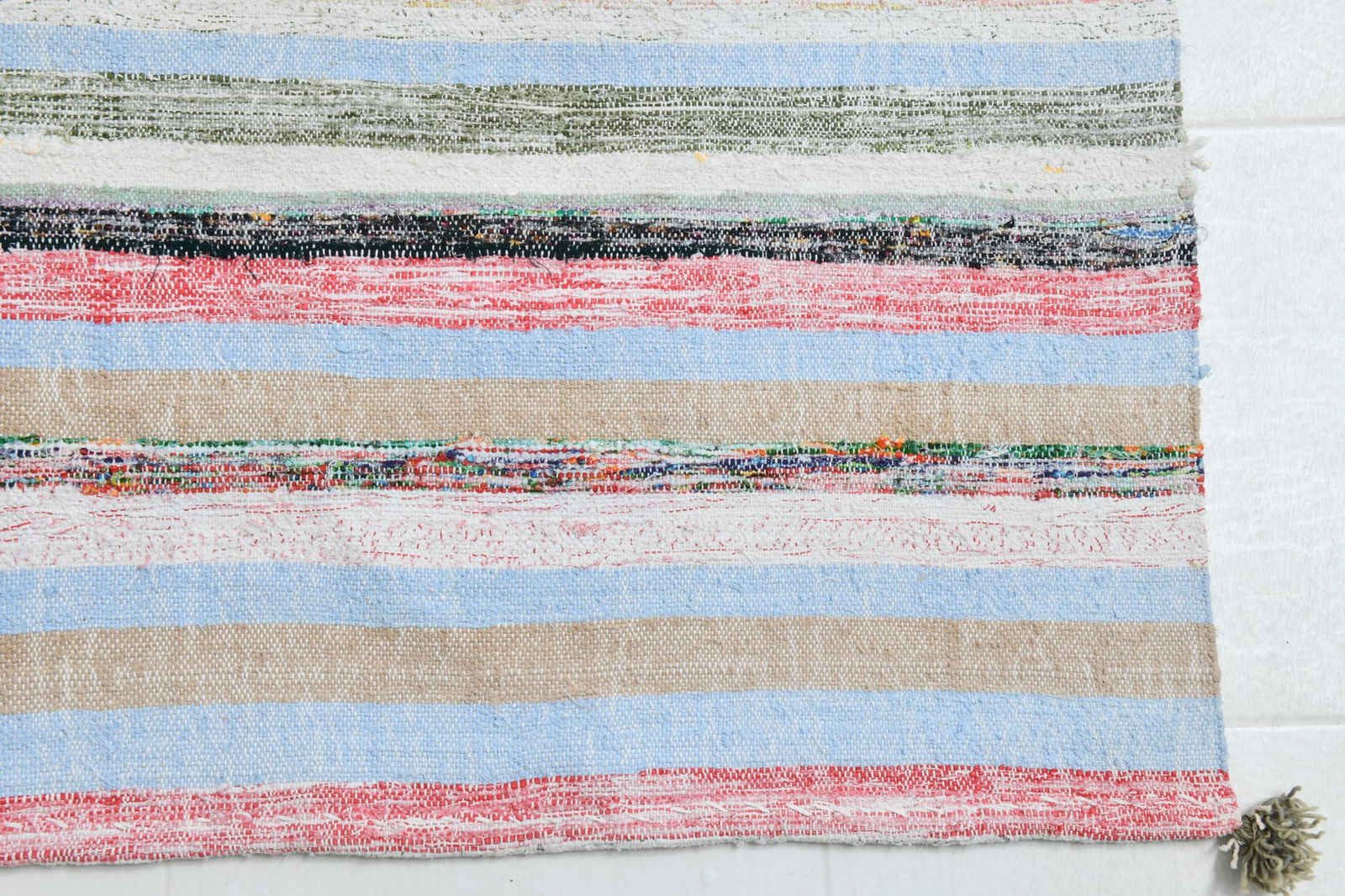 7'2'' x 9'1'' Turkish Flatweave Kilim Rug - 60574 - 15