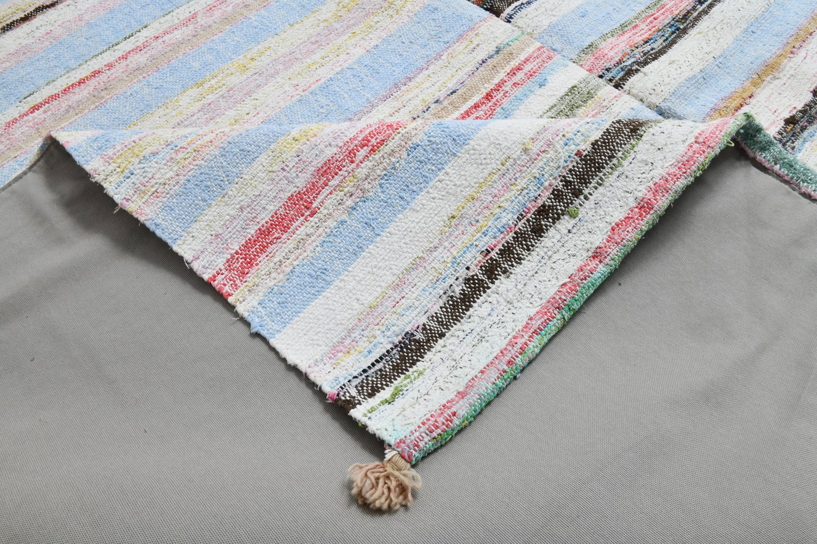 7'2'' x 9'1'' Turkish Flatweave Kilim Rug - 60574 - 18