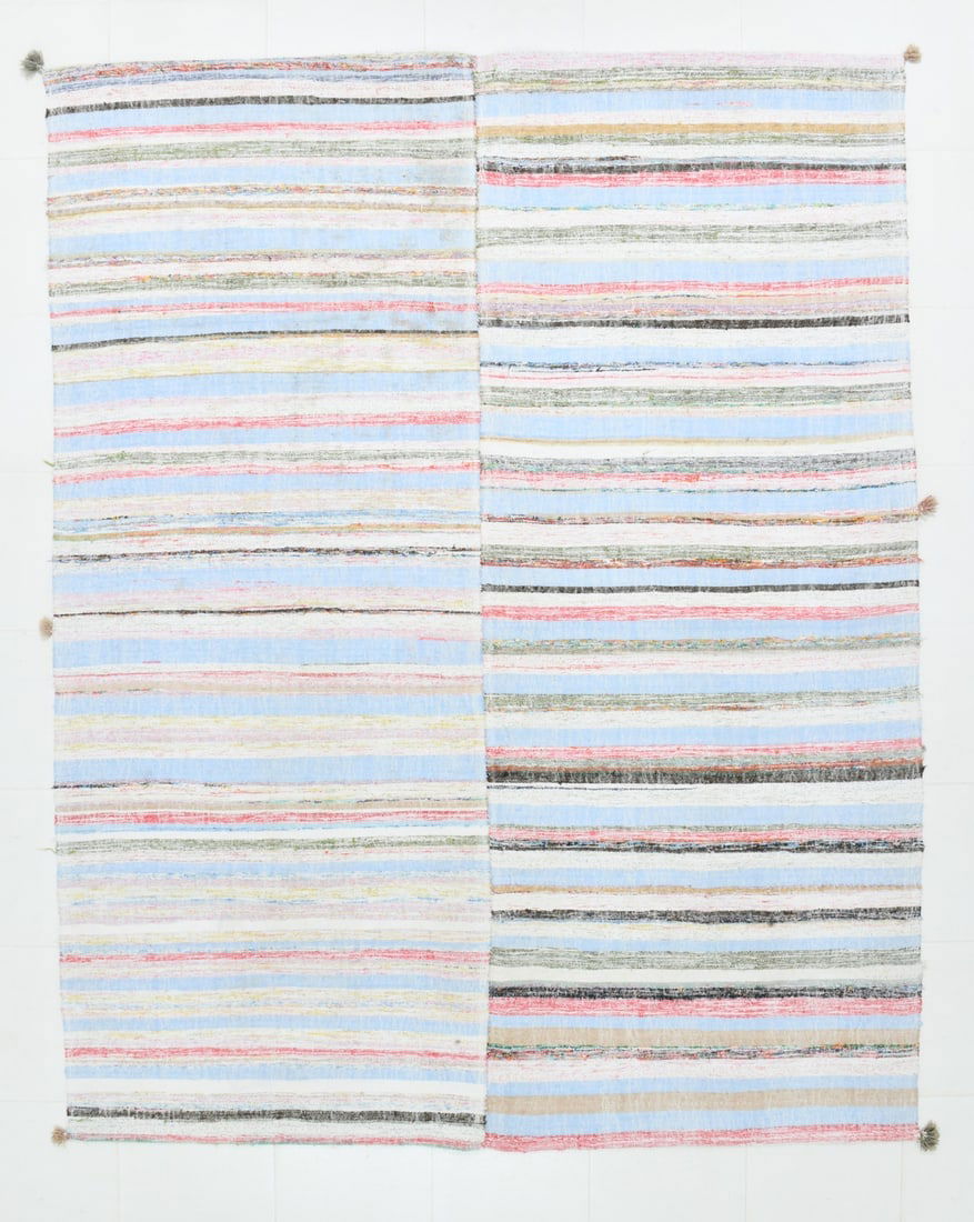 7'2'' x 9'1'' Turkish Flatweave Kilim Rug - 60574 (1 of 20)