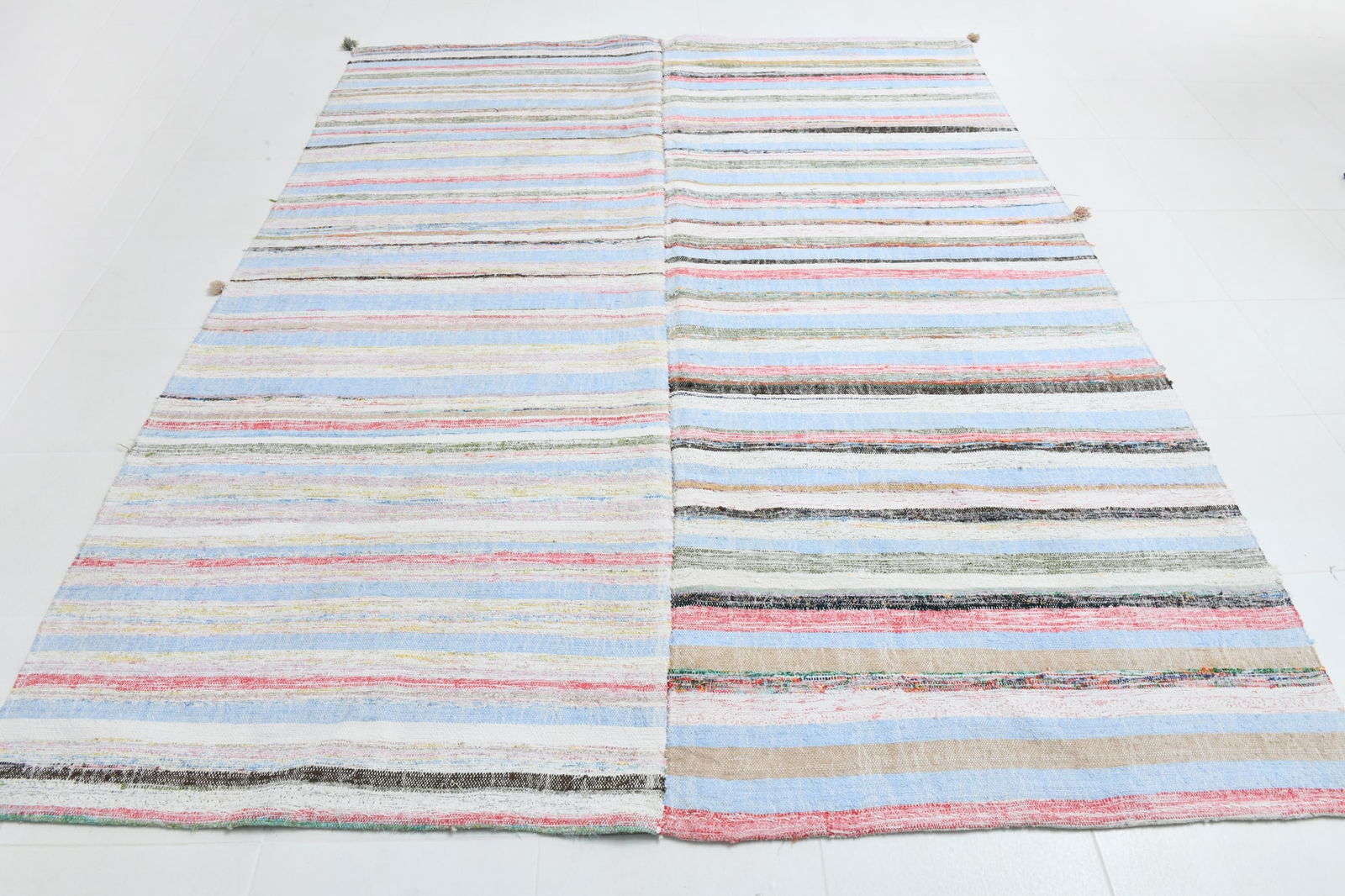 7'2'' x 9'1'' Turkish Flatweave Kilim Rug - 60574 - 2