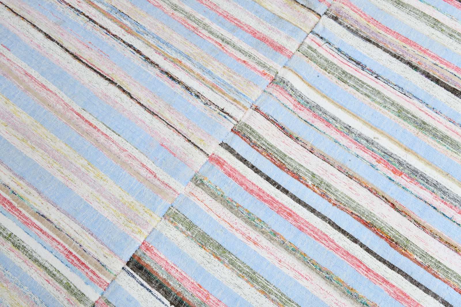 7'2'' x 9'1'' Turkish Flatweave Kilim Rug - 60574 - 9