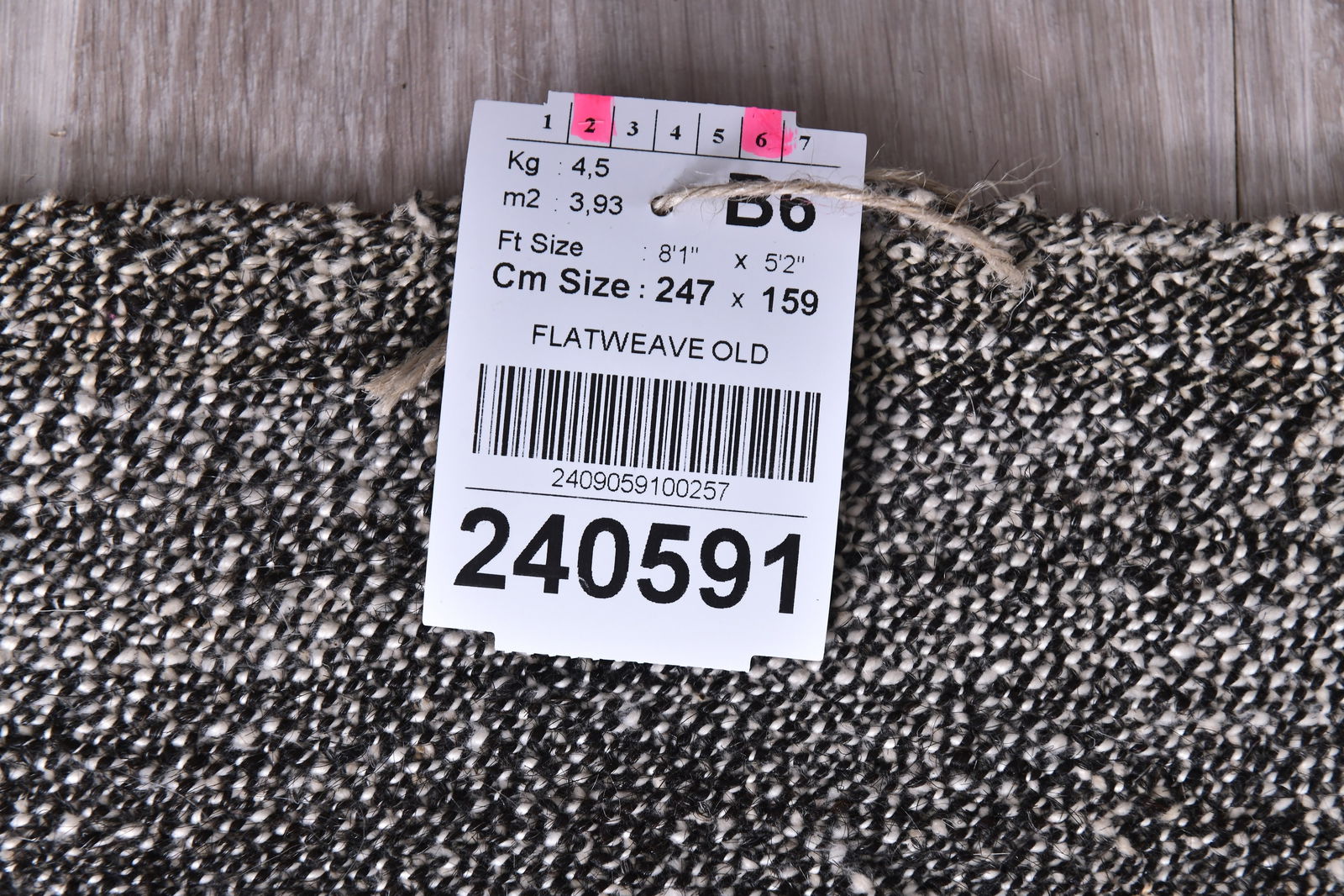 5'2'' x 8'1'' Turkish Flatweave Kilim Rug - 240591 - 15