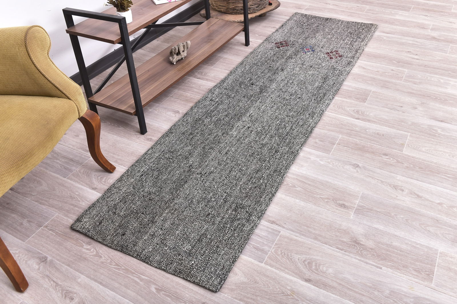 2'2'' x 8'1'' Turkish Flatweave Kilim Rug - 240068 - 2