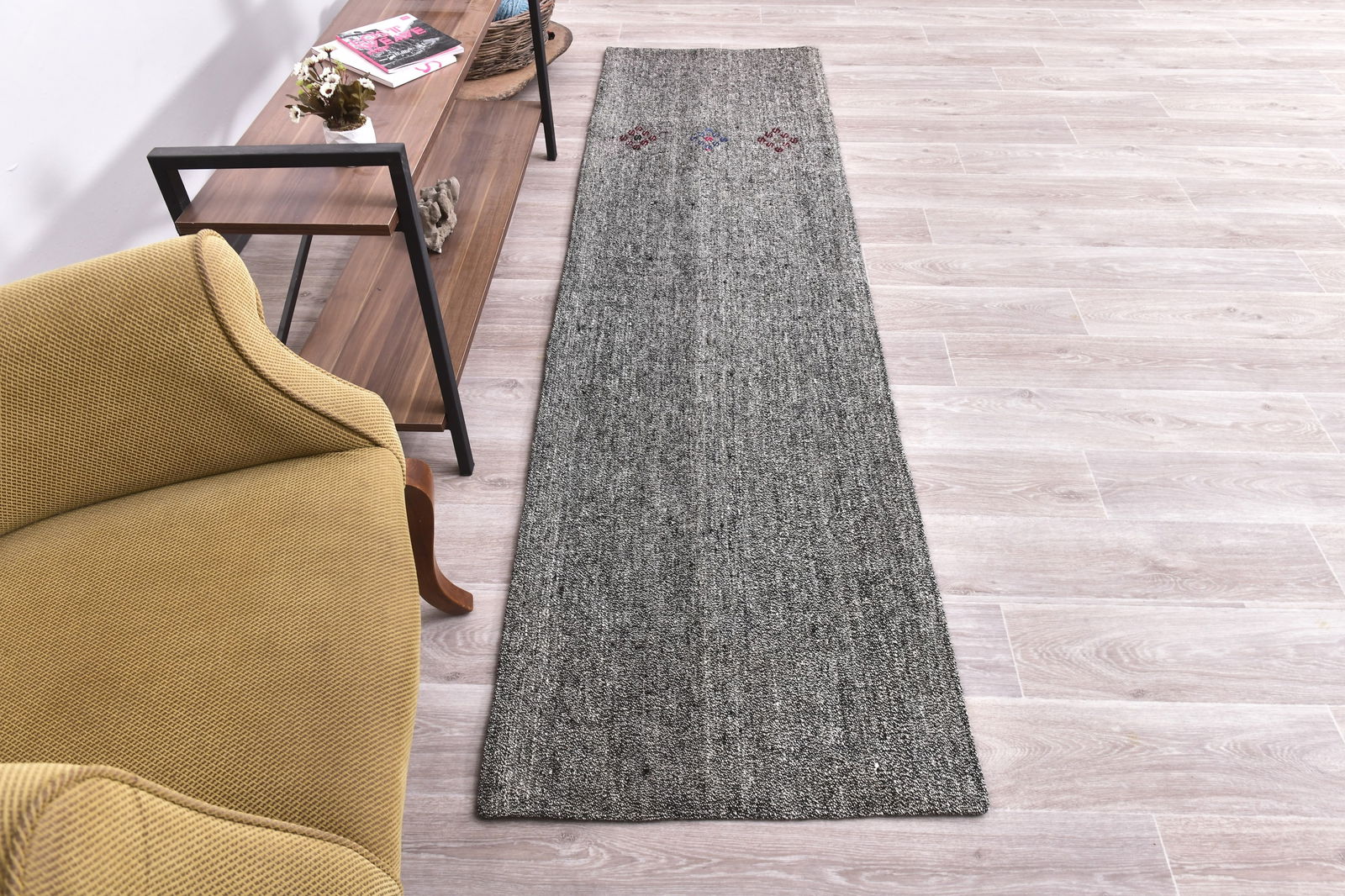 2'2'' x 8'1'' Turkish Flatweave Kilim Rug - 240068 - 3