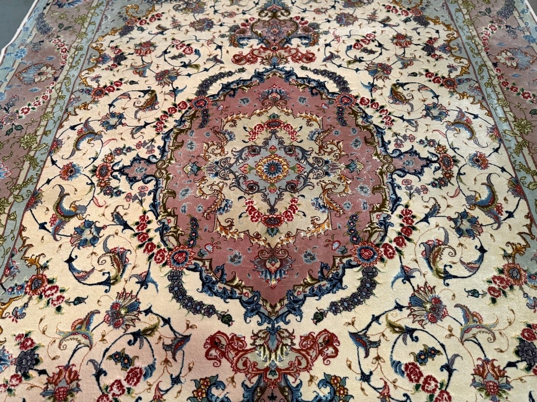 Auth Persian Masterpc Silk & Wool 6.8x10 - 4