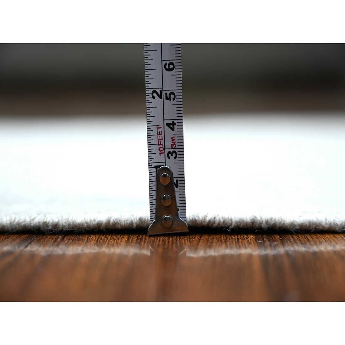 White Wash Peshawar Wool Hand Knotted Oriental Rug - 5