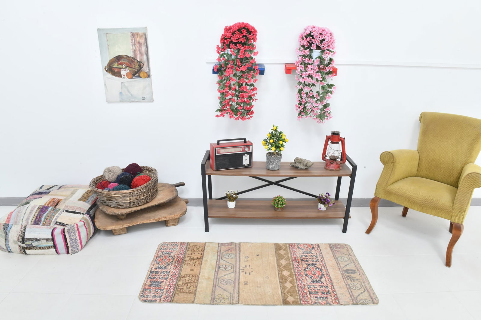 2'1'' x 4'10'' Turkish Flatweave Kilim Rug - 22598 - 5