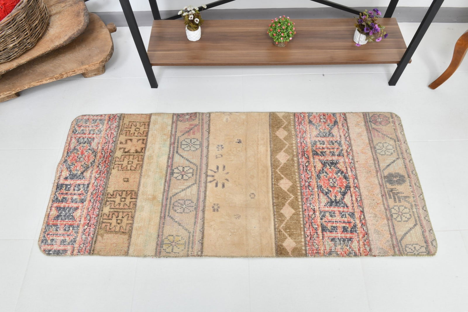 2'1'' x 4'10'' Turkish Flatweave Kilim Rug - 22598 - 6
