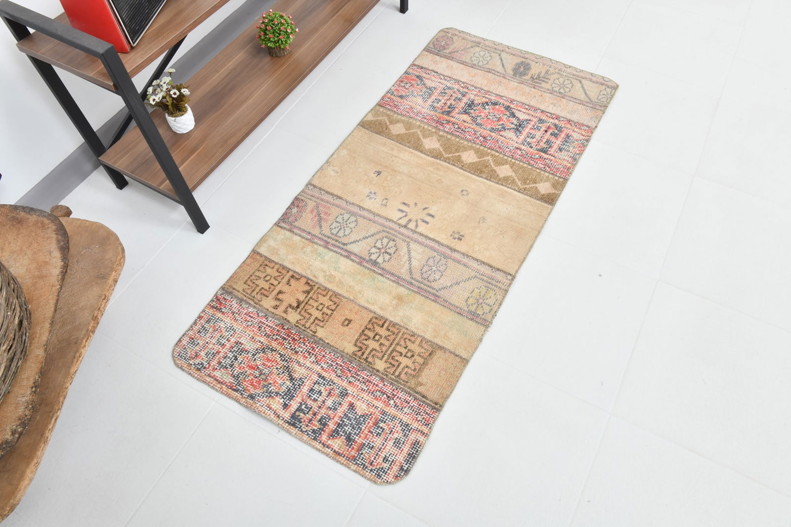 2'1'' x 4'10'' Turkish Flatweave Kilim Rug - 22598 - 7