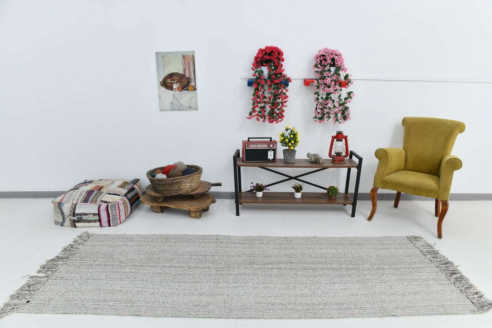 3'4'' x 8'10'' Turkish Flatweave Kilim Rug - 60747 - 6