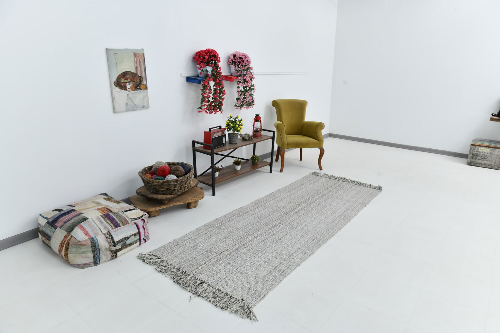 3'4'' x 8'10'' Turkish Flatweave Kilim Rug - 60747 - 7