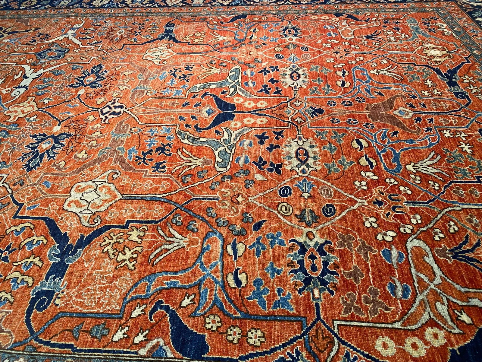 Exquisite Fine Serapi Design Rug 9.1x11.9 - 2