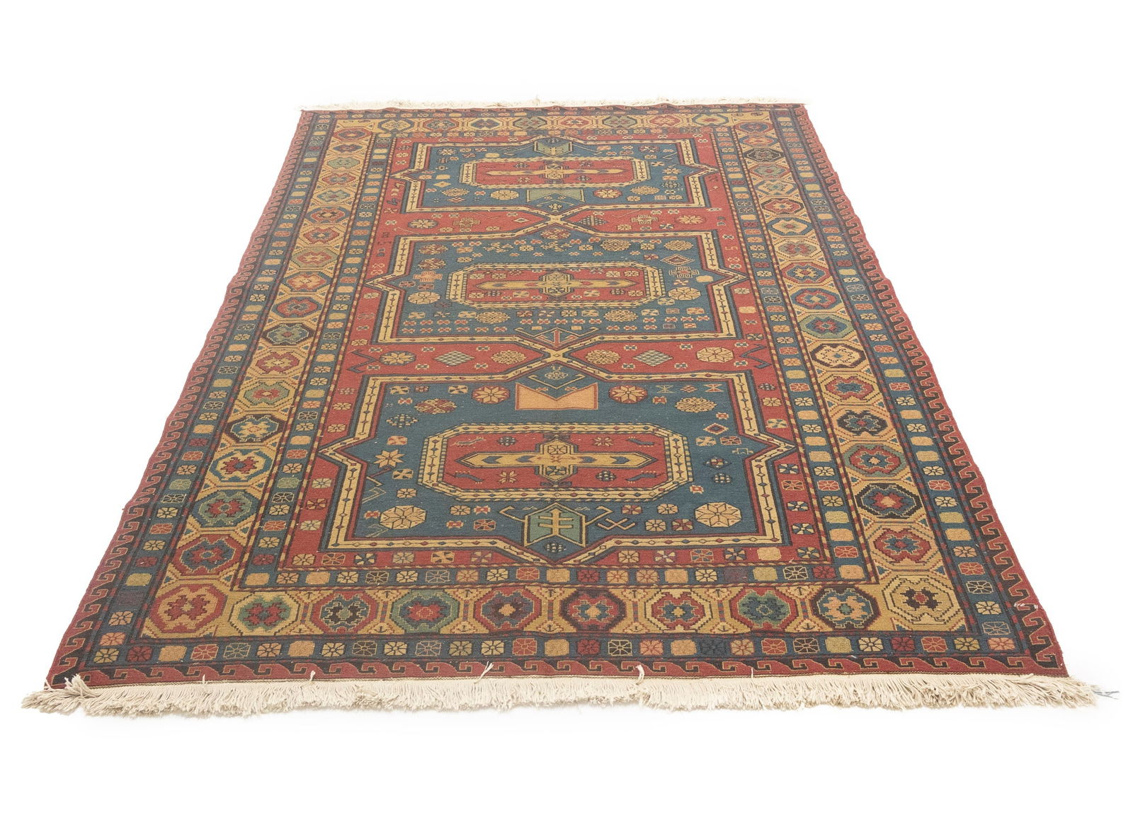 Red Tribal Sumak 6X8 Pakistan Oriental Rug - 3