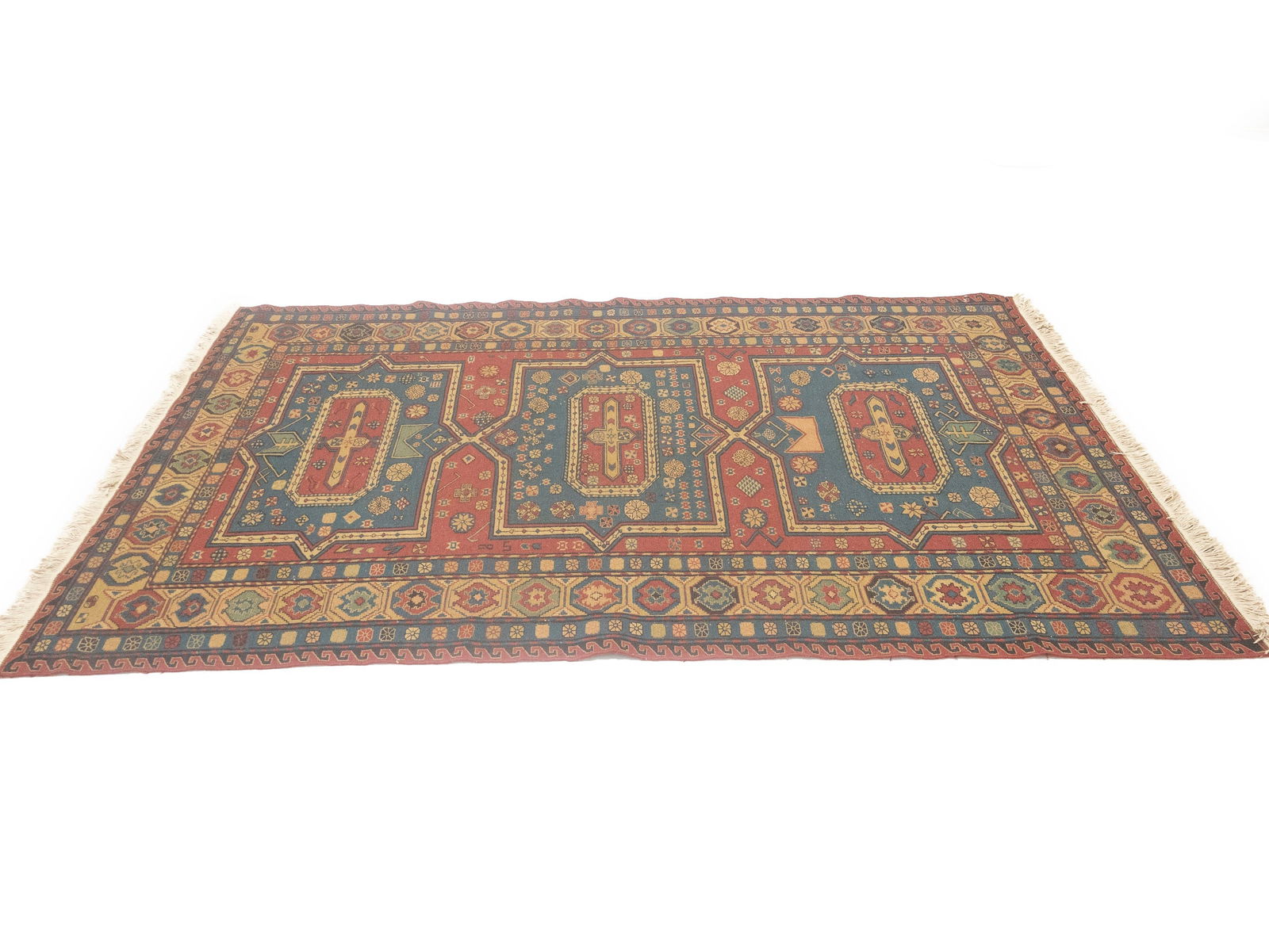 Red Tribal Sumak 6X8 Pakistan Oriental Rug - 7