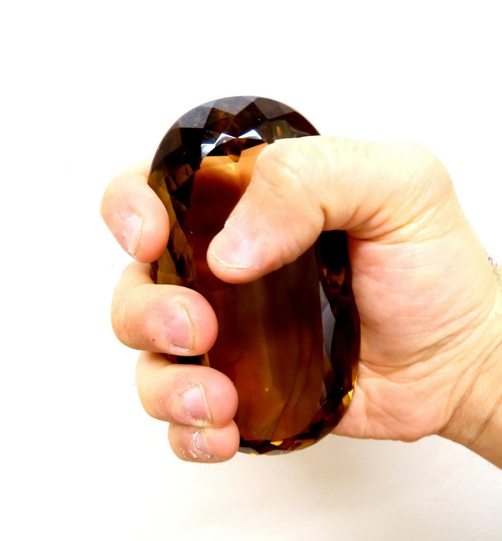 Museum Specimen West American 1835Ct Natural Smoky Quartz Stone - 6