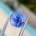 2.93 Carat No Heat Sapphire Gemstone, Round Brilliant Cut Srilankan Stone - 7