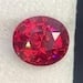 5.70 Carat Cherry Red Garnet Gemstone, Brilliant Fancy Oval Cut Gemstone - 12