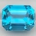 22.90 Carat Emerald Cut Swiss Blue Topaz Gemstone - 9
