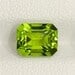 Emerald Cut Peridot Gemstone: Natural Green Loose Stone, 2.70 Carat - 10