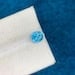 Neon Blue Zircon Gemstone: 1.57 Ct Oval Cut Zircon - 17