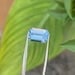 Sky Blue Aquamarine Gemstone: Emerald Cut Ring Stone, 3.70 ct - 16
