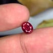 Vivid Red Spessartine Garnet Gemstone: Oval Cut, 1.95 Carat - 8