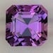 Square Cut Amethyst Gemstone: Dark Blue-Purple, 26.55 Carats - 3