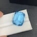 Swiss Blue Topaz Loose Gemstone Step Cushion Cut November Birthstone - 48 Carat - 17