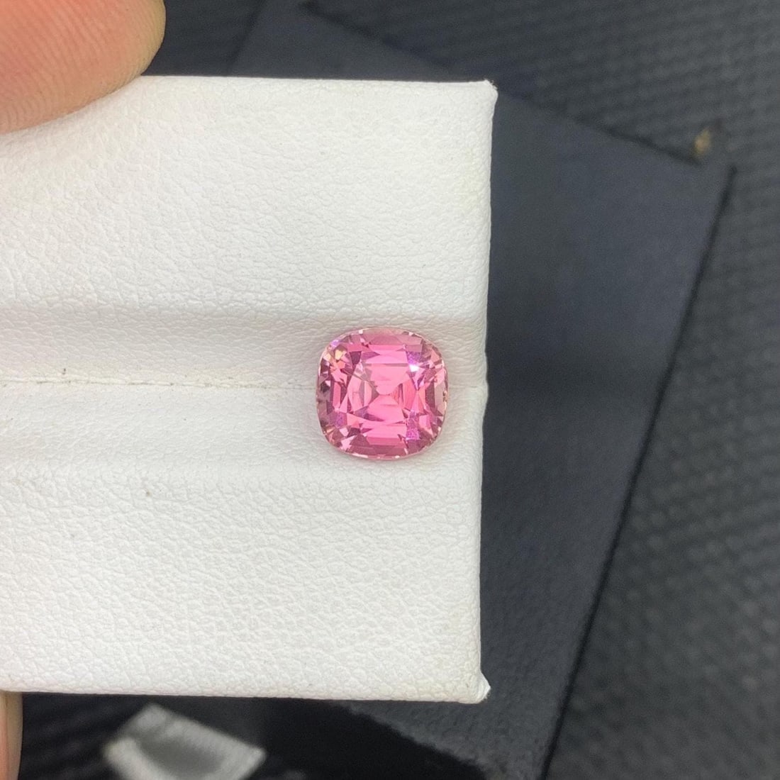 Candy Pink Tourmaline Loose Gemstone Faceted Cushion Cut Gemstone From Afghanistan - 2.115 Carat - 3