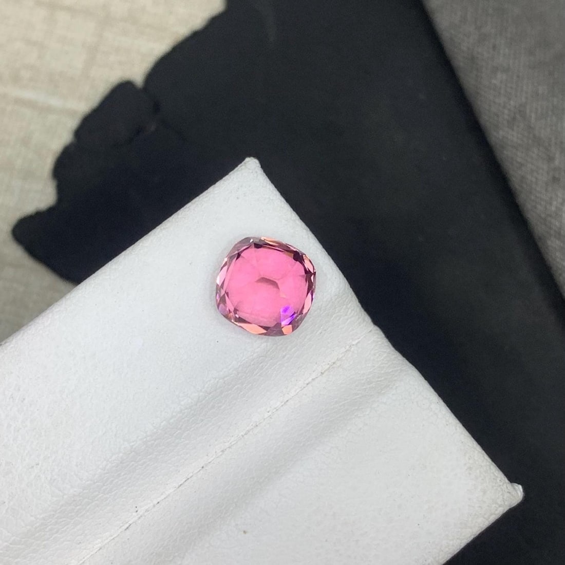 Jewelry Size Soft Pink Tourmaline Loose Gemstone Cushion Cut From Afghanistan - 2 Carat - 10
